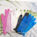 Massenverkauf blaue Farbe transparente Vinyl -PVC -Handschuhe